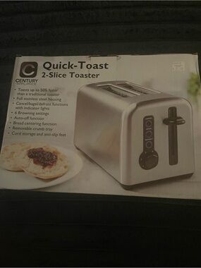 Century 2 Slice Wide Slot Toaster